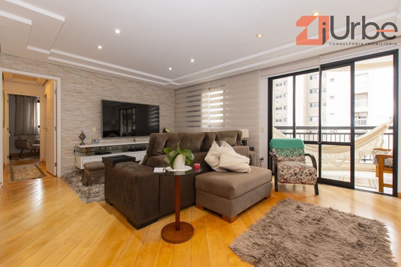 Aconchegante apartamento à venda na Vila Romana com 118m², 3 suítes, 3 vagas próximo ao Bourbon Shopping