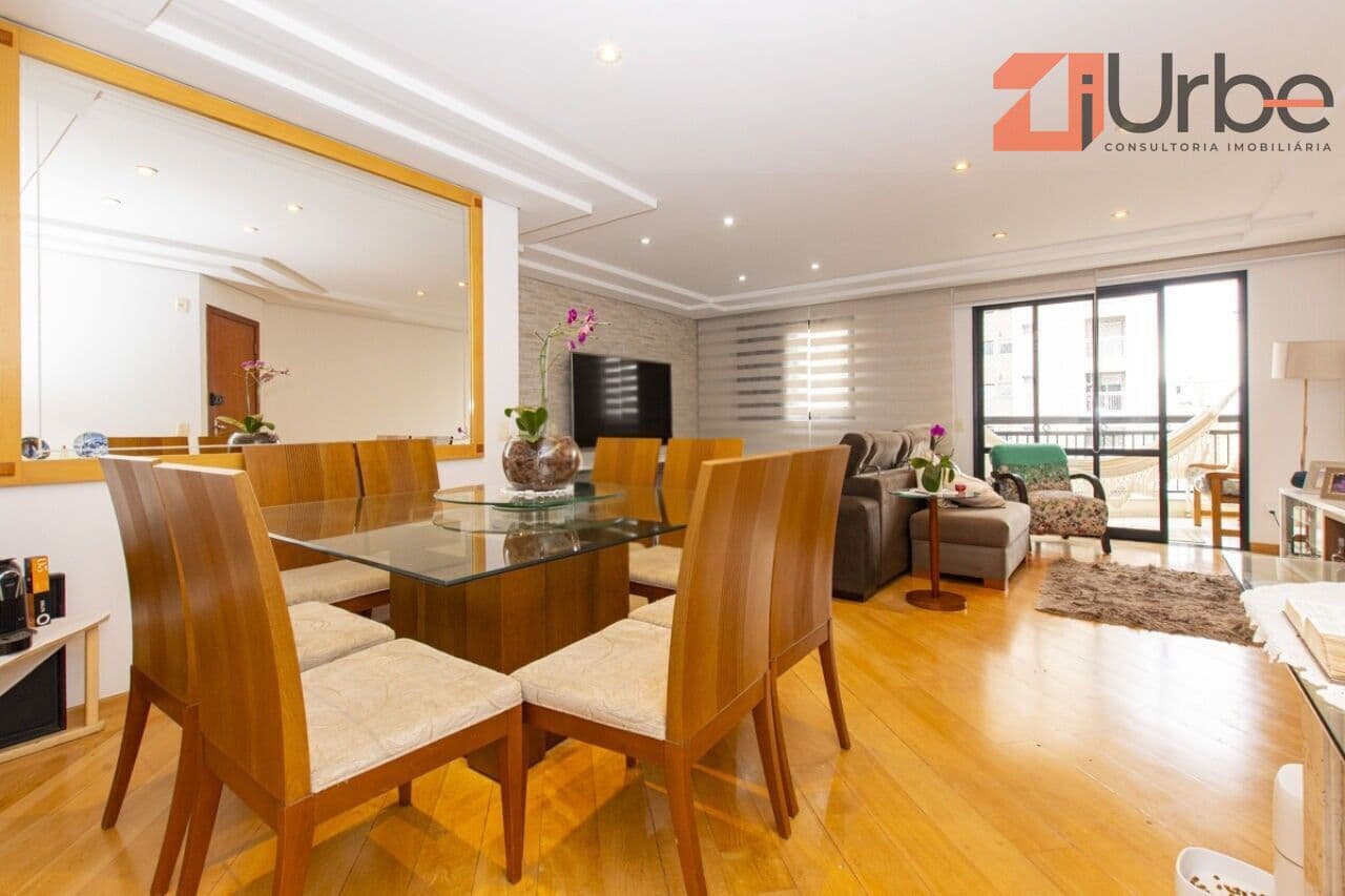 Aconchegante apartamento à venda na Vila Romana com 118m², 3 suítes, 3 vagas próximo ao Bourbon Shopping
