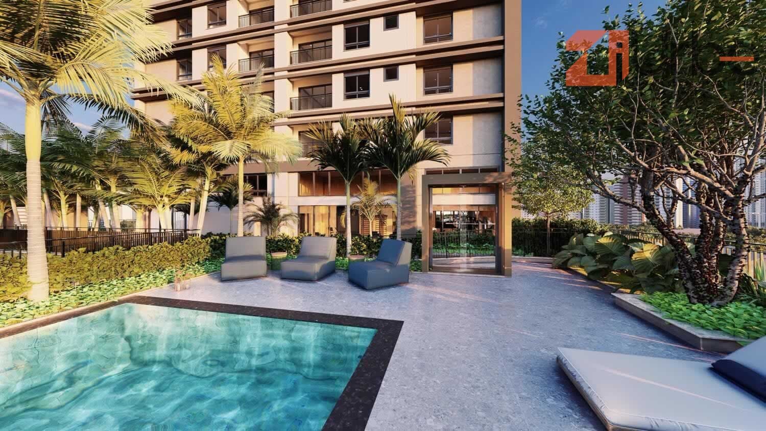 Apartamento à venda 42m², 1 suíte à 160mts do Metrô Vila Madalena