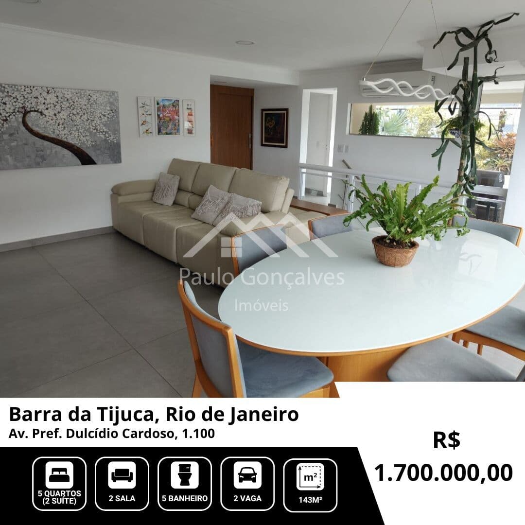 Espetacular Cobertura Duplex na Barra da Tijuca