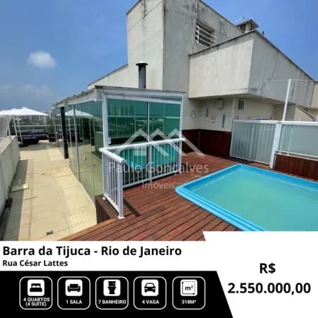 Vendo ou Alugo lindíssima cobertura Duplex
