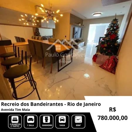 Apartamento em Rio de Janeiro - Recreio dos Bandeirantes