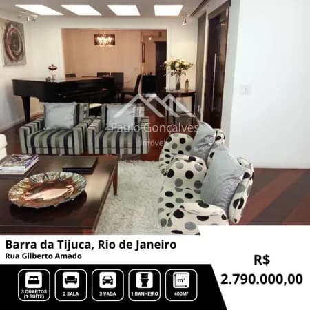 Cobertura Duplex na Barra da Tijuca