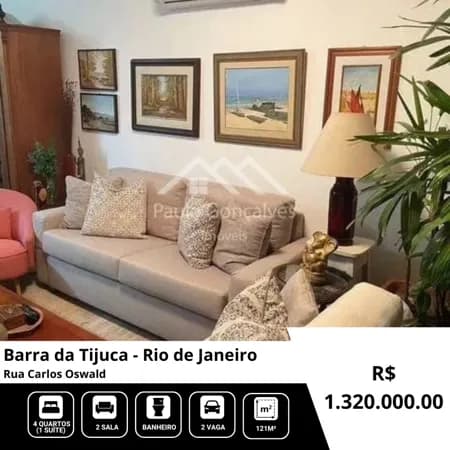 Apartamento em Rio de Janeiro - Barra da Tijuca