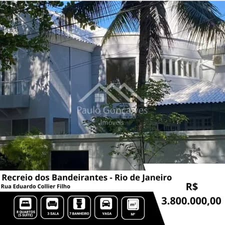 Casa em Rio de Janeiro - Recreio dos Bandeirantes