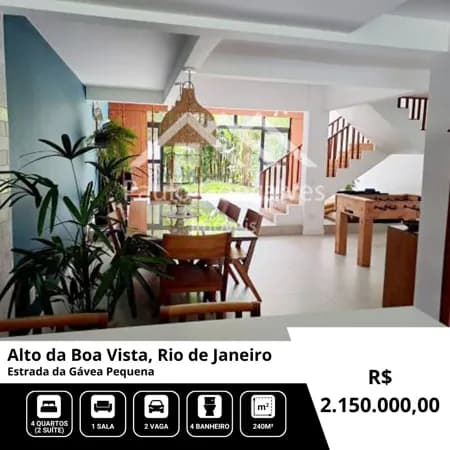 Lindíssima Casa no Alto da Boa Vista