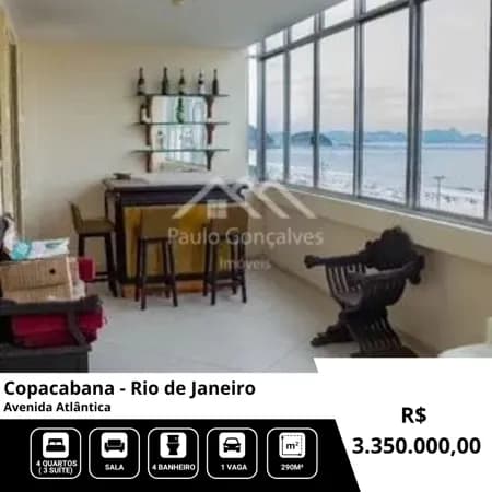 Apartamento em Rio de Janeiro - Copacabana