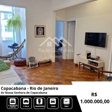 Apartamento em Rio de Janeiro - Copacabana