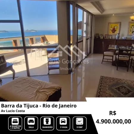 Apartamento em Rio de Janeiro - Barra da Tijuca