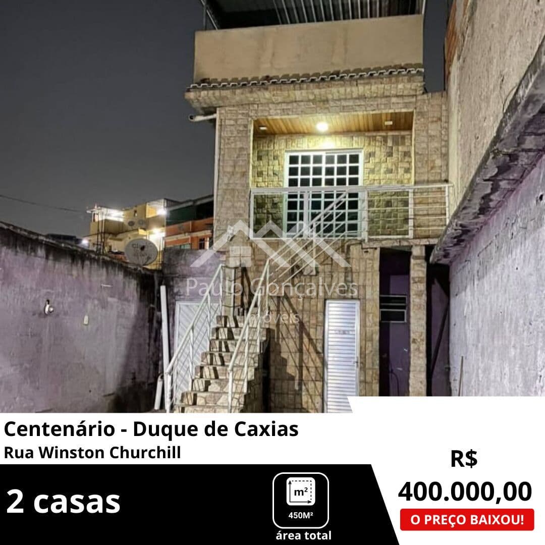 Excelente terreno com duas casas.