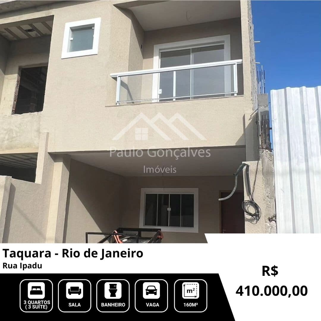 Sobrado em Rio de Janeiro - Taquara