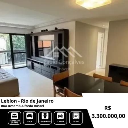 Apartamento em Rio de Janeiro - Leblon