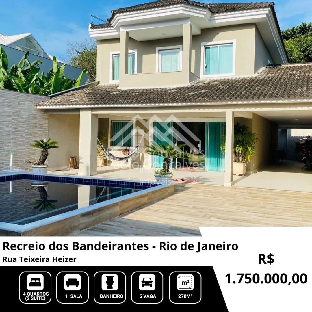 Casa em Bandeirante - Recreio dos Bandeirantes