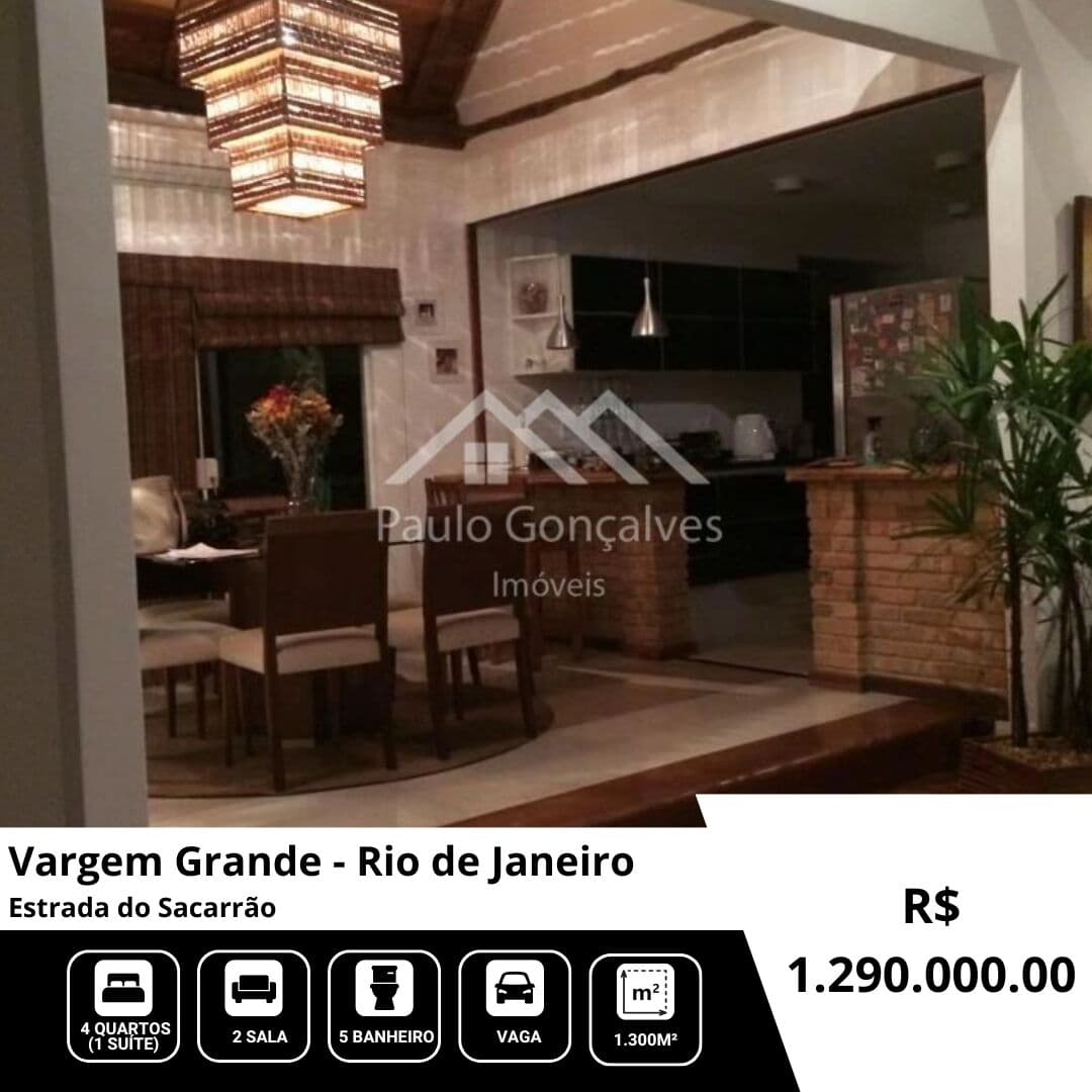 Sobrado em Rio de Janeiro - Vargem Grande