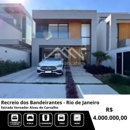 Casa em Rio de Janeiro - Recreio dos Bandeirantes