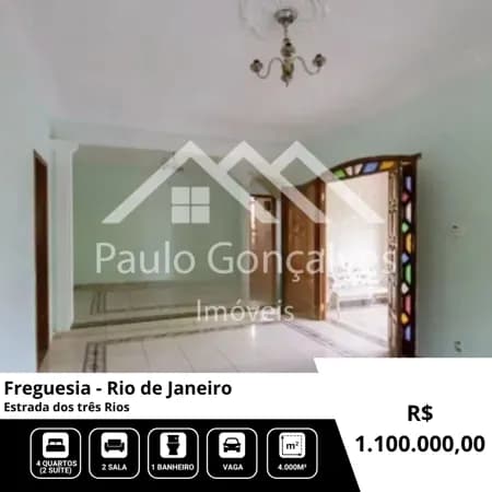 Sobrado em Rio de Janeiro - Freguesia (Jacarepaguá)