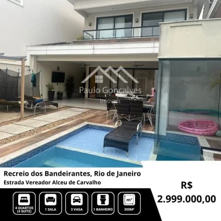 Linda Casa no Recreio dos Bandeirantes