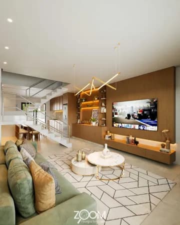 Casa 1 oferece 168 m² de área privativa, com 4 dormitórios e 3 banheiros, incluindo uma suíte master e um quarto térreo que traz praticidade ao dia a dia.