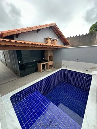 🏡 CASA MODERNA COM PISCINA E ÁREA GOURMET NO BAIRRO CAMPOS ELISEOS EM iTANHAÉM