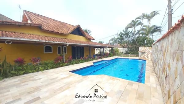 Casa com Piscina e área gourmet completa em Jamaica - Praia, Itanhaém/SP