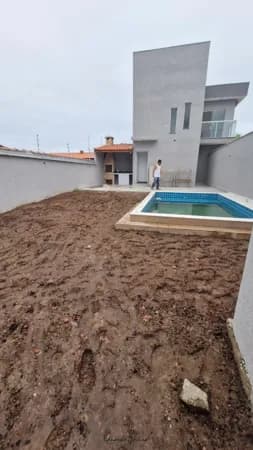 Casa Sobreposta alta a venda no Cibratel II, Itanhaém/SP