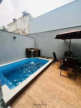 Sobrado a venda com área gourmet completa na Praia do Sonho, Itanhaém/SP