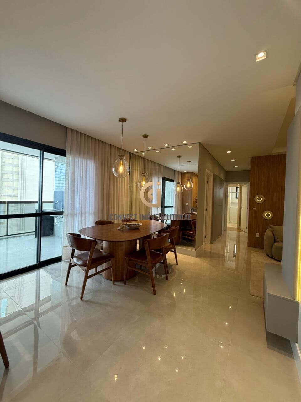 3 suítes mobiliado e decorado vista mar itapema
