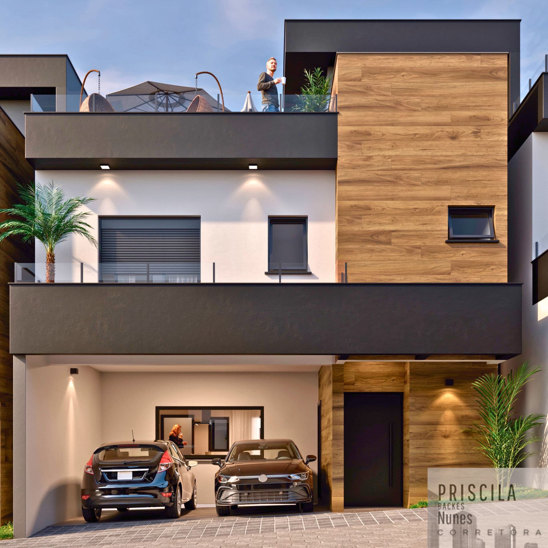 Casa Alto padrão com 228m² de área no Residencial Terrace Caçador em Novo Hamburgo-RS
