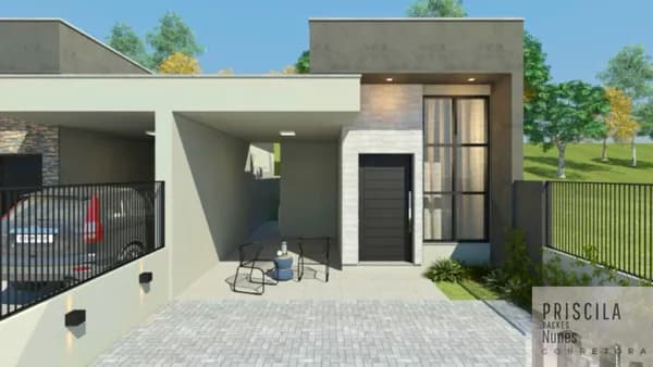 Bela casa com 73,50 m² em Lot. Benevento.