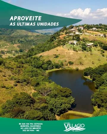 Lote à venda com 3000m² no condomínio Villagio da Serra II em Juiz de Fora - MG