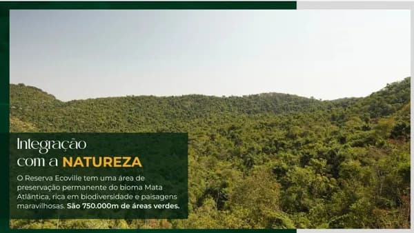 Lote à venda com 359m² no Condomínio Reserva Ecoville em Matias Barbosa - MG