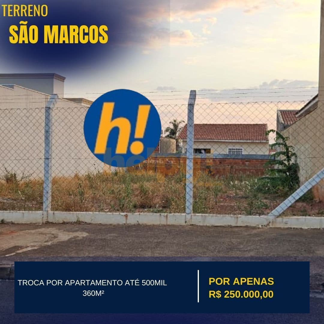 Vende-se Terreno no São Marcos - São José do Rio Preto/SP R$ 240.000,00.