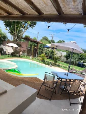 Chácara Prainha JK com Piscina integrada e Hidromassagem na cidade de Ibiúna/SP