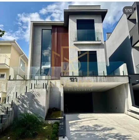 Casa Alto Padrão para Locação com 297m2, 3 suites no Condomínio New Ville em Santana de Parnaíba