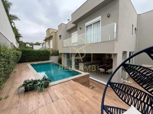 Casa Alto Padrão Mobiliado no Gênesis 1 - Santana De Parnaíba