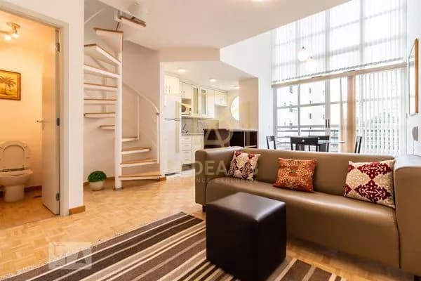 Apartamento Loft Padrão com 64 m², 01 suíte e 01 vaga de garagem coberta no Edificio Loft - Alphaville - Barueri/SP