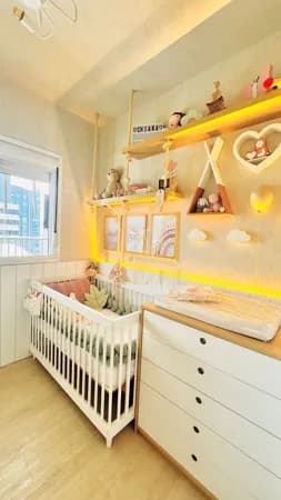 Apartamento de Alto Padrão à venda com 65 m² em torre única com 01 dormitório, 01 suíte no Condomínio Brooklin Skymark em São Paulo