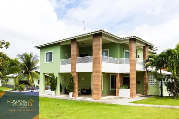 Belissima Casa Duplex no Condominio Albatroz com 542,20m² e 4 suítes em Jauá