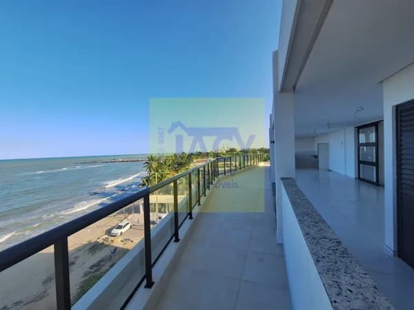 Apartamento em paulista beira mar do janga 2qtos 1st salão festa visão para o mar 1 vg mh cs mh vida