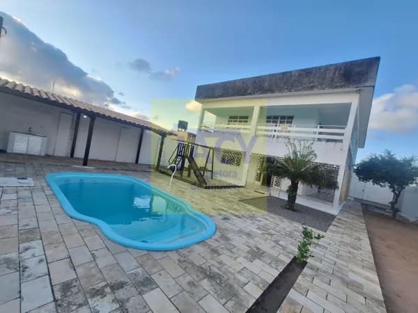 Casa em Janga Paulista, com piscina, área gourmet , churrasq. 5qtos ,3sts, 3vgs, 3min. do mar financia