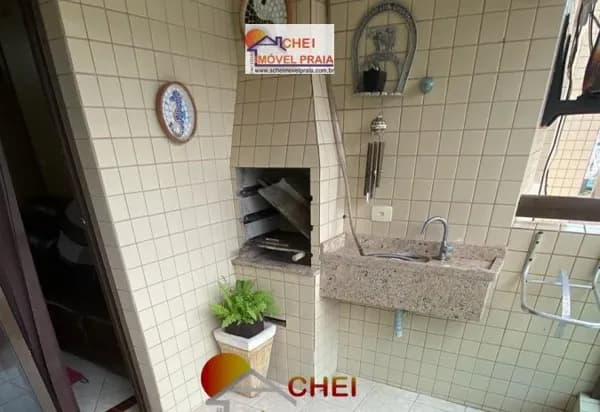 Apartamento com sacada gourmet