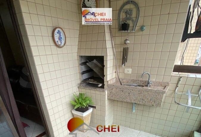 Apartamento com sacada gourmet