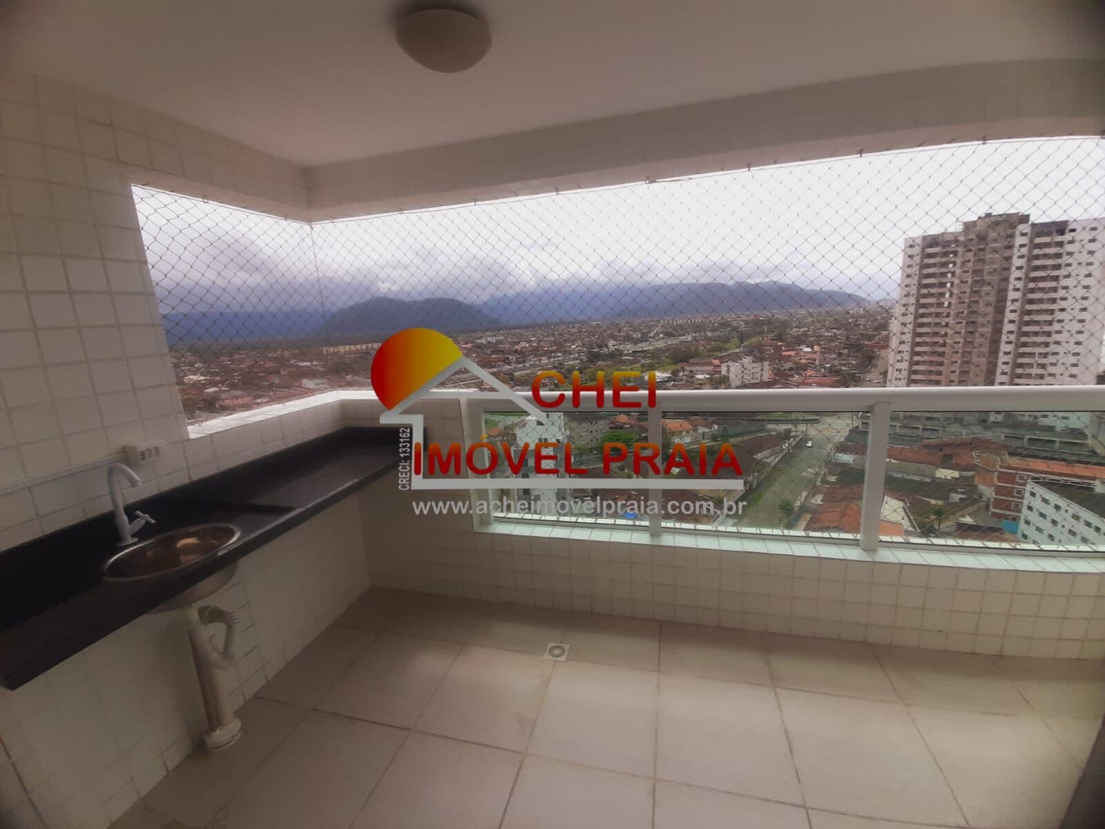 Apartamento pé na areia em Mongaguá