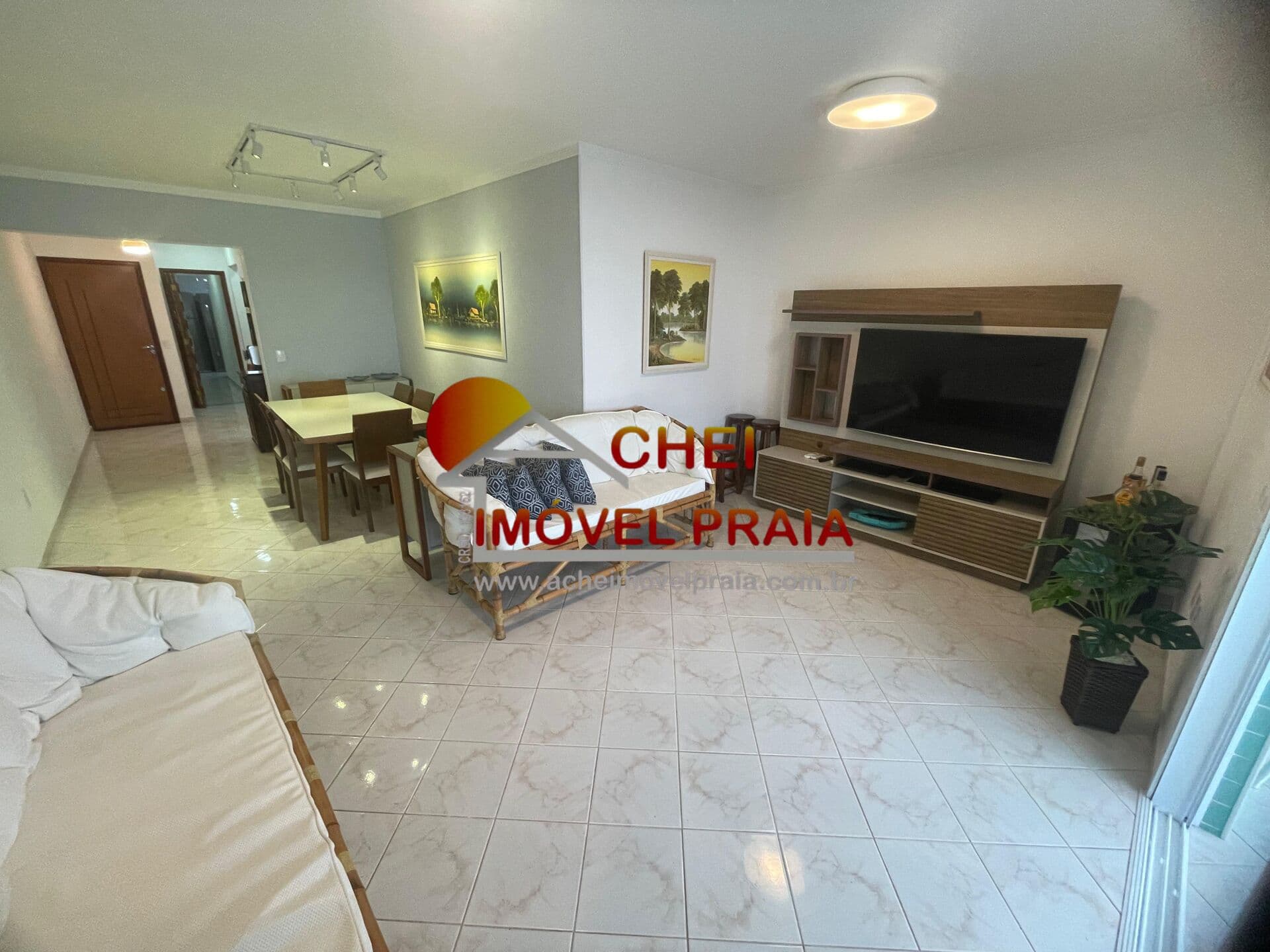 Apartamento frente mar na Guilhermina