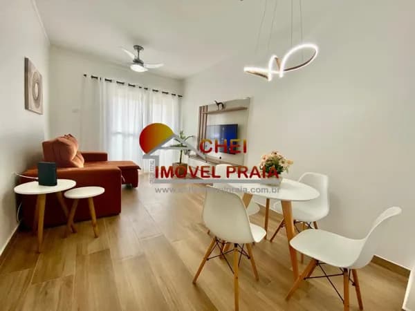 Apartamento vista mar na Vila Mirim, Praia Grande/SP