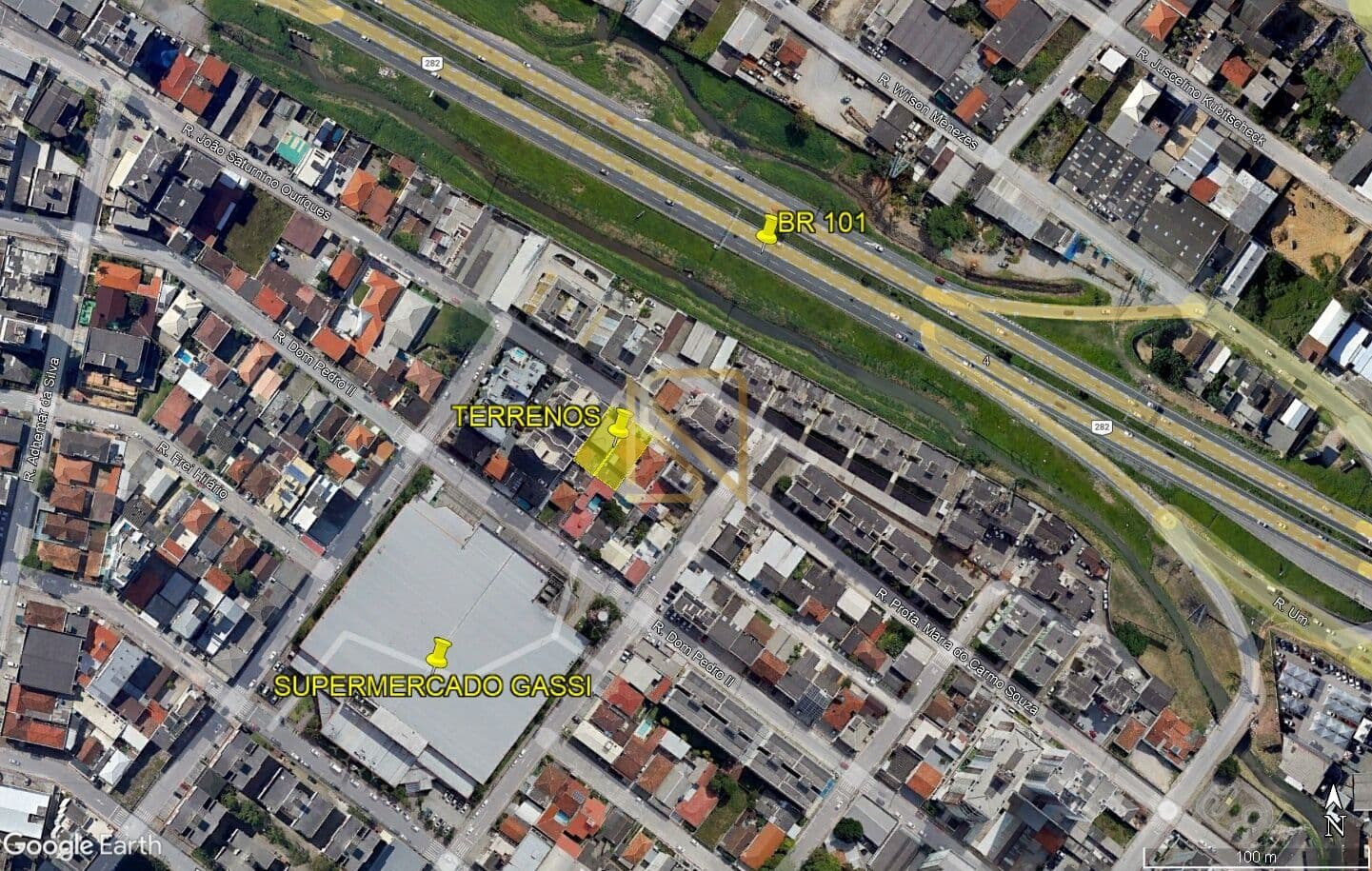 Terreno em Campinas, São José/SC