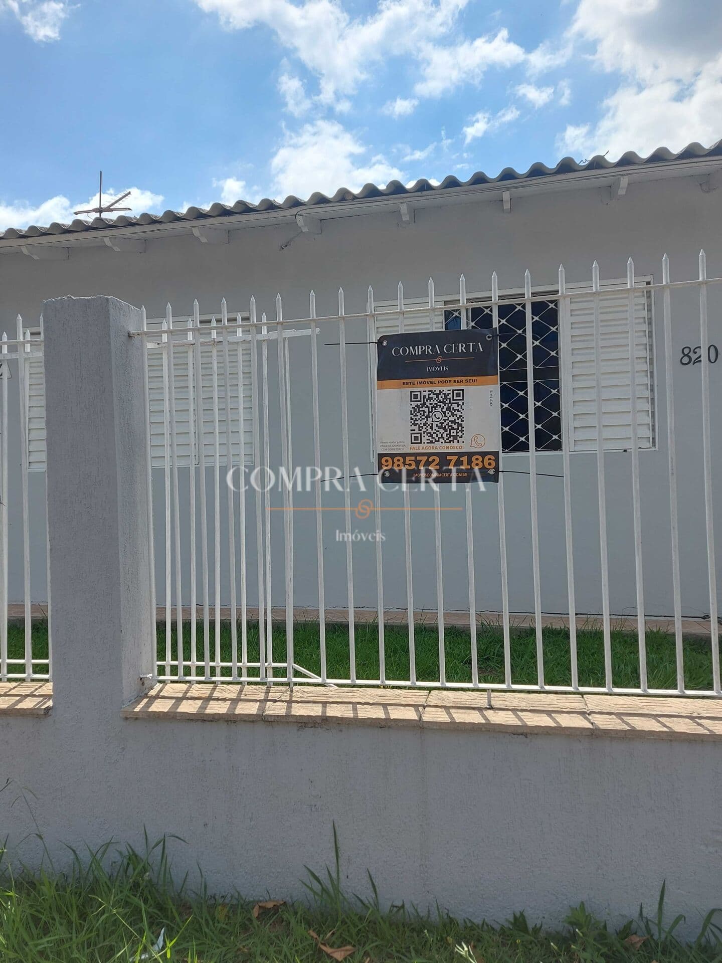 Casa reformada com pátio