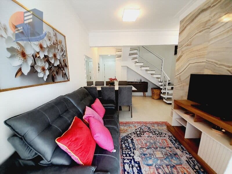 Excelente Cobertura Duplex - 100 metros da Praia Reformada, sofisticamente decorada.