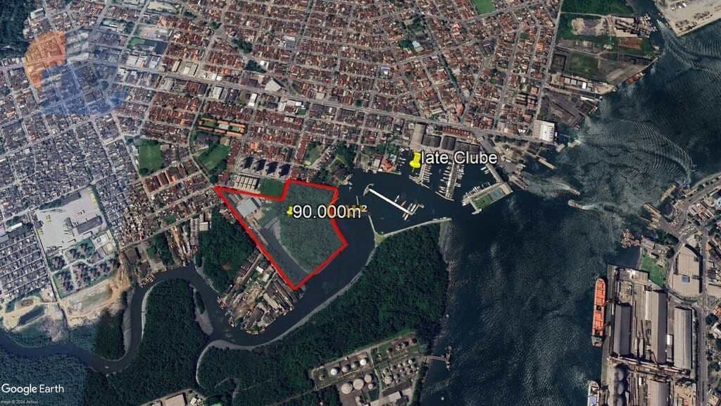🚢 OPORTUNIDADE ÚNICA À BEIRA DO CANAL DO PORTO DE SANTOS ⚓