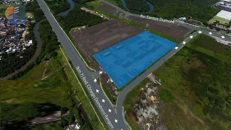Área com 30.000 m² para alugar em Guarujá - SP